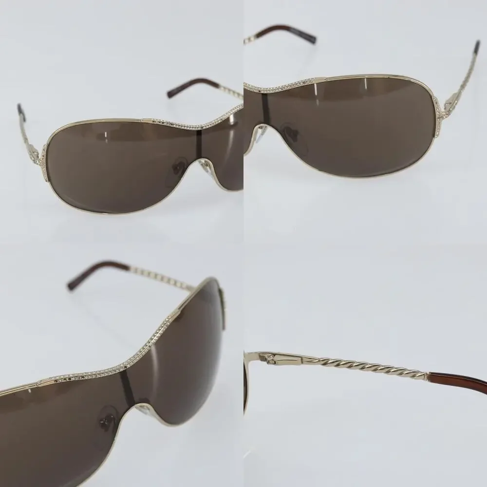 Salvatore Ferragamo Metal Sunglasses Brown